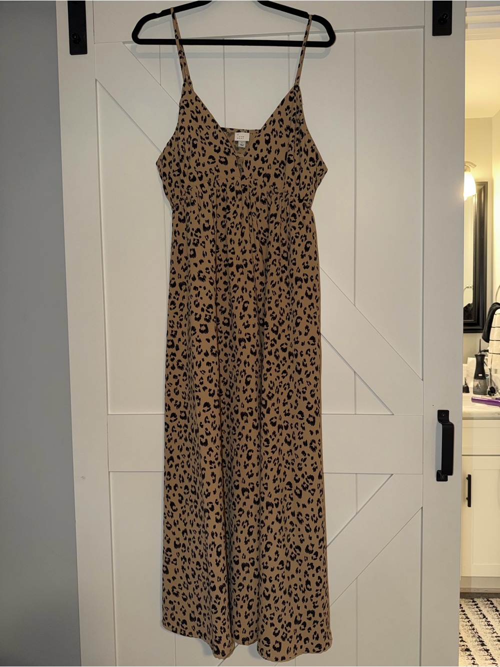 a new day Leopard Print Maxi Dress in Tan and Black